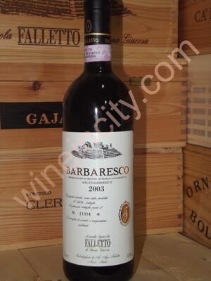 Bruno Giacosa - Barbaresco Docg. "ASILI DI BARBARESCO" 2003