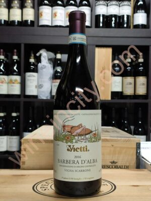 Vietti-Barbera d'Alba Doc. "VIGNA SCARRONE" 2016