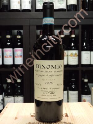 Binomio Az. Agr.  - Montepulciano d'Abruzzo DOC. "BINOMIO" Riserva 2016